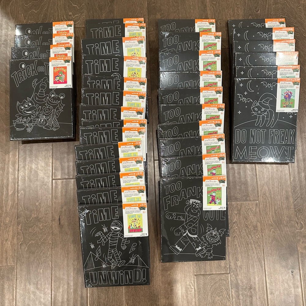 New Halloween Craftology Painting Kits (Set of 4)